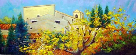 Orient — Óleo sobre tela 100 x 40 cm.