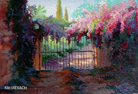 Son Angelats – Soller — Acrílico sobre papel 20x15 cm.